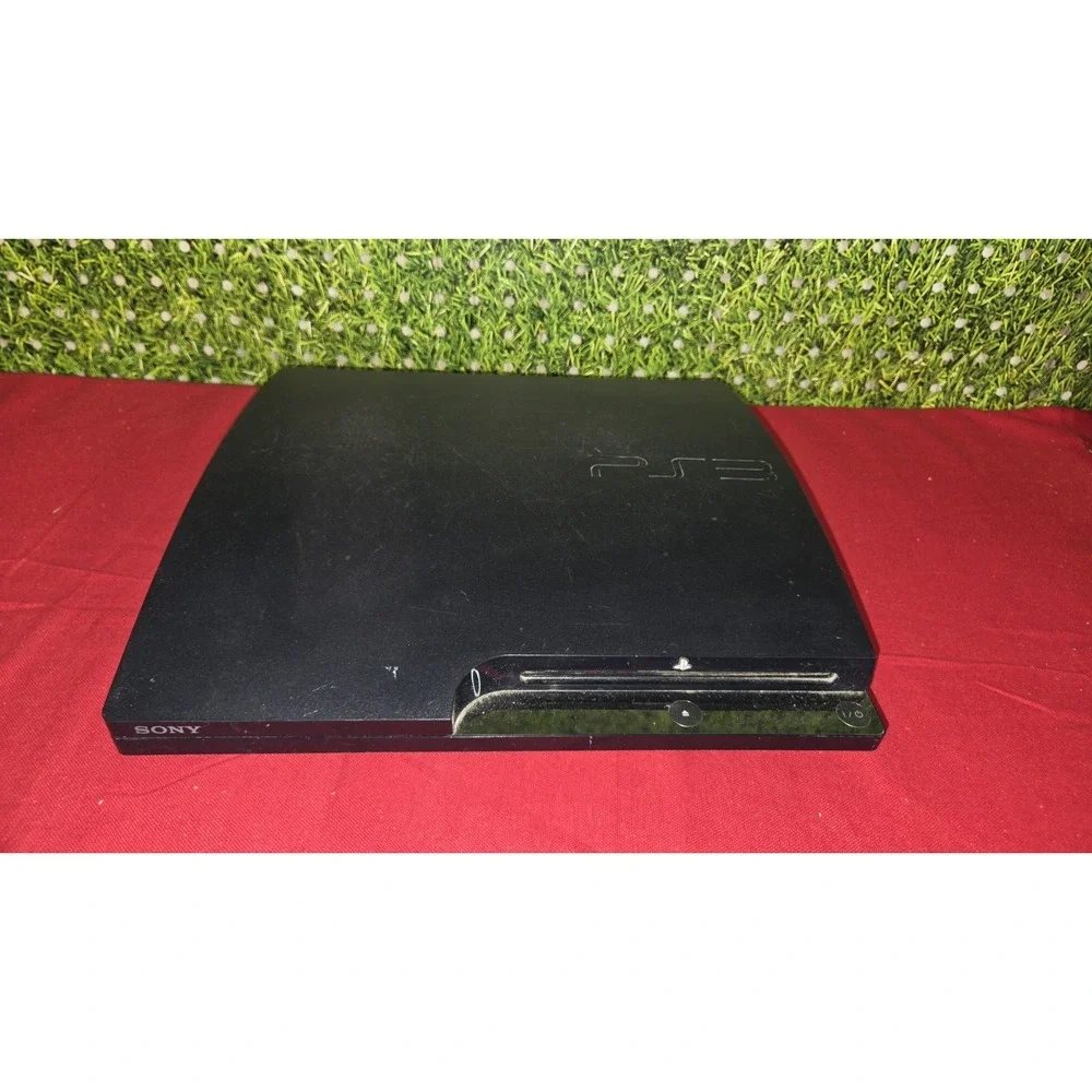 Sony PlayStation 3 PS3 Slim Black Console 160GB CECH-2501A Tested Working